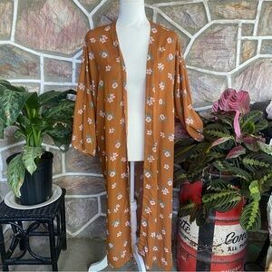 CJLA floral kimono duster